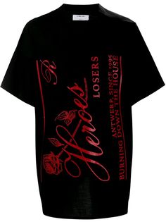 Raf Simons футболка с принтом из коллаборации с Templa