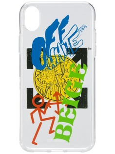 Off-White чехол для iPhone XR с логотипом