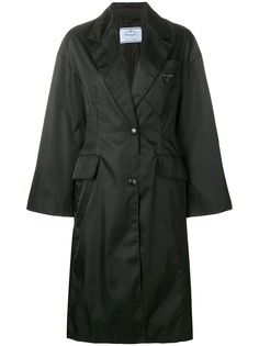 Prada однобортное пальто