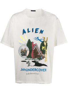 Undercover футболка с принтом Alien
