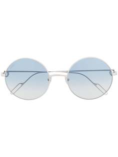 Cartier круглые солнцезащитные очки с градиентными линзами