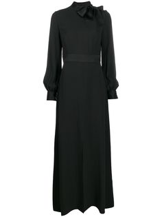 Goat длинное платье Irene с завязкой на воротнике