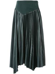 Muller Of Yoshiokubo плиссированная юбка асимметричного кроя