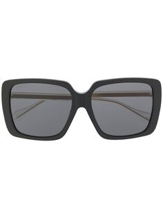 Gucci Eyewear солнцезащитные очки в массивной квадратной оправе