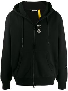 Moncler худи на молнии с полосками