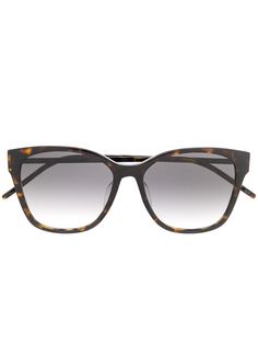 Saint Laurent Eyewear солнцезащитные очки в квадратной оправе