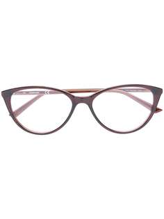 Calvin Klein солнцезащитные очки в оправе кошачий глаз