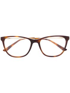 Calvin Klein очки в прямоугольной оправе черепаховой расцветки
