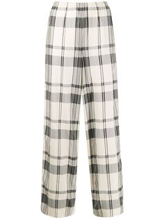 Theory checked trousers