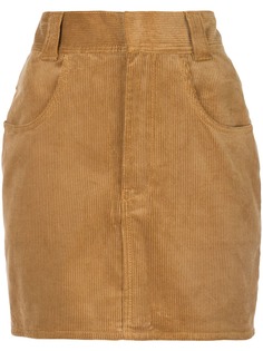 Re/Done ribbed mini skirt