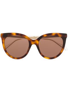 Gucci Eyewear солнцезащитные очки черепаховой расцветки