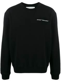 Off-White толстовка с логотипом