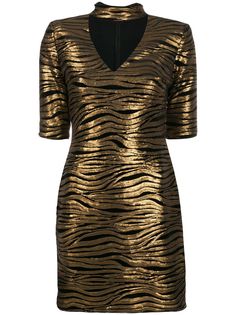 Alice+Olivia Inka leopard print dress