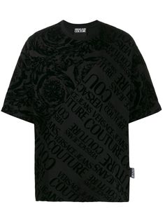 Versace Jeans Couture фактурная футболка