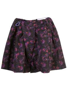 Toga floral print A-line shorts