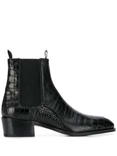 Giuseppe Zanotti ботинки с тиснением под крокодила