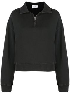 Re/Done half-zip collared sweatshirt