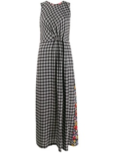 McQ Alexander McQueen платье с контрастным принтом