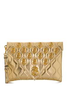 Moschino клатч с металлическими пряжками