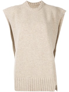 Maison Margiela трикотажный топ без рукавов