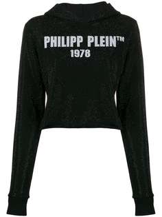 Philipp Plein укороченное худи с логотипом