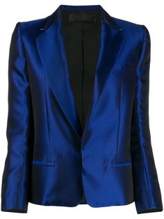 Haider Ackermann high shine jacquard blazer