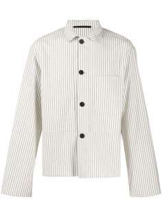 Haider Ackermann striped cropped shirt