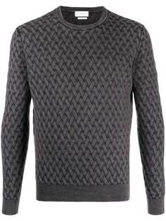 Ballantyne crew neck basket knit sweater