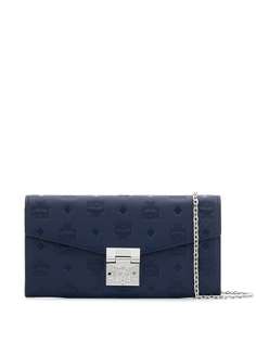MCM embossed logo cross body bag