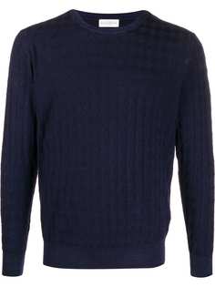 Ballantyne argyle knit sweater