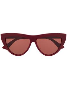 Bottega Veneta Eyewear солнцезащитные очки BV1018S в оправе кошачий глаз