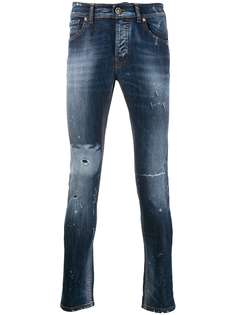 John Richmond distressed skinny-fit jeans