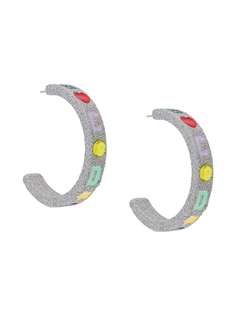 Gcds logo hoop earrings
