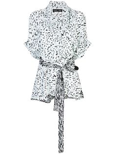 Proenza Schouler топ с короткими рукавами и запахом