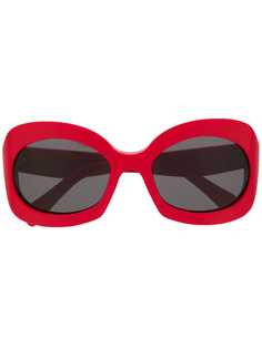 Celine Eyewear солнцезащитные очки в массивной оправе