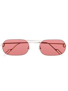 Cartier tinted square sunglasses