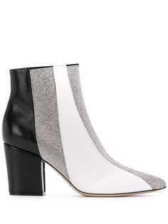 Sergio Rossi 75mm block colour boots
