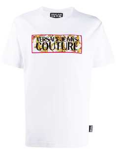 Versace Jeans Couture футболка с логотипом Baroque