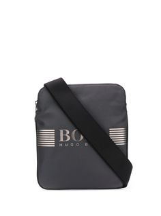 Boss Hugo Boss сумка-мессенджер с прорезиненным логотипом