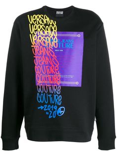 Versace Jeans Couture logo printed sweatshirt