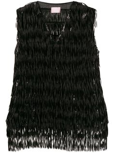 Giamba fringed vest