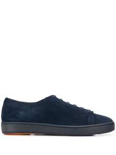 Santoni low-top suede sneakers