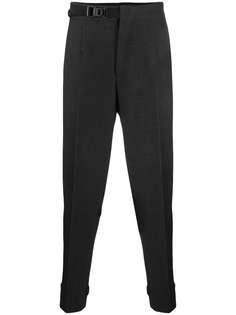 Z Zegna buckle detail tapered trosuers