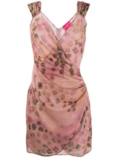 Blumarine платье с запахом и цветочным принтом