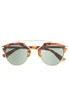 Dior Eyewear солнцезащитные очки в оправе кошачий глаз черепаховой расцветки