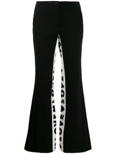 Love Moschino расклешенные спортивные брюки