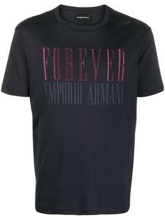 Emporio Armani футболка с принтом Forever