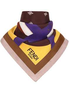 Fendi фуляр Karligraphy с принтом