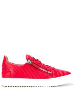 Giuseppe Zanotti кеды Frankie с молнией сбоку