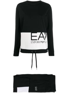 Ea7 Emporio Armani спортивный костюм в стиле колор-блок